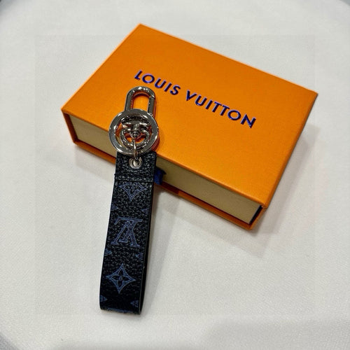 LV Monogram Leather Keychain