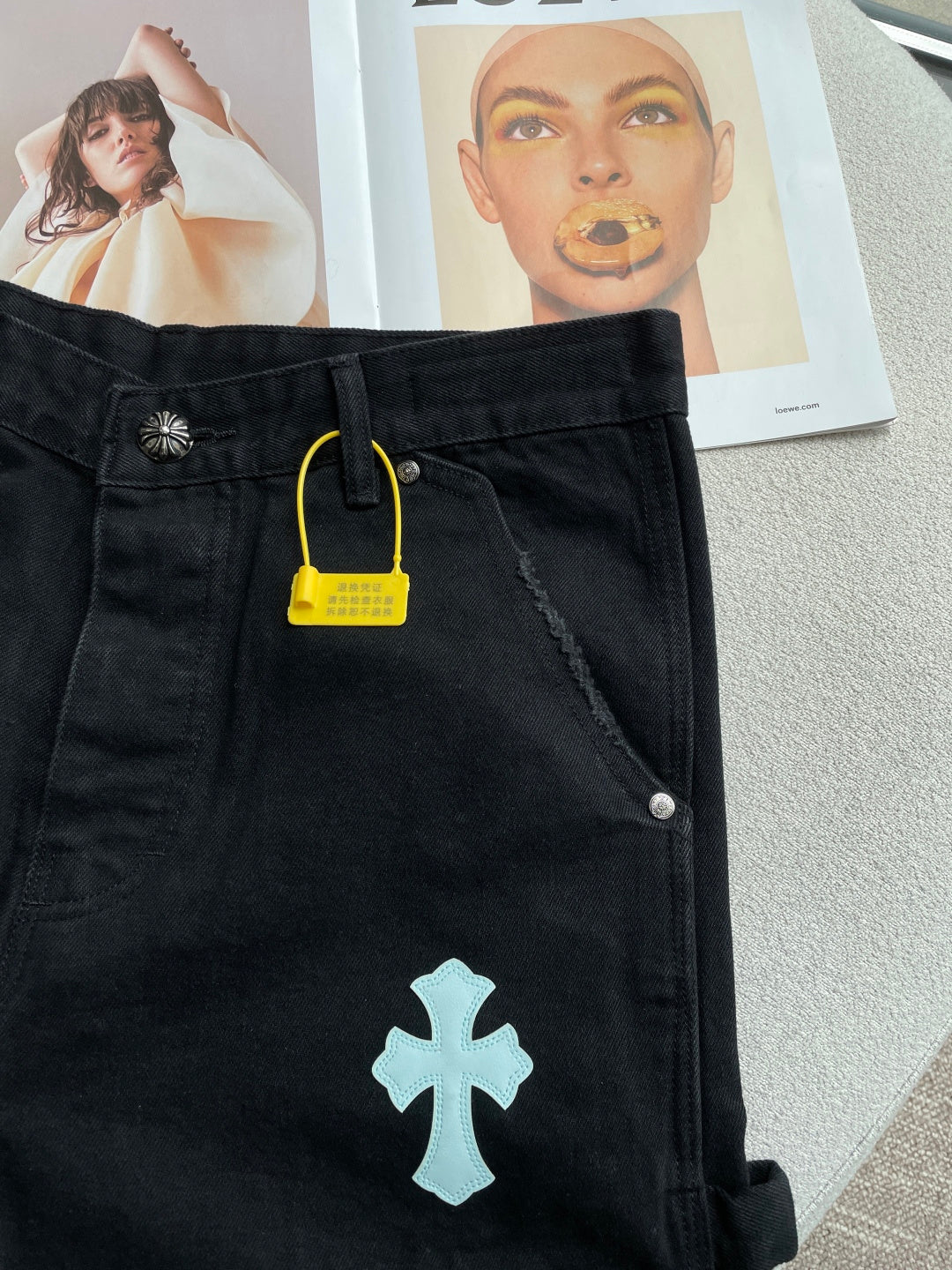 Chrome Heart Style Shorts