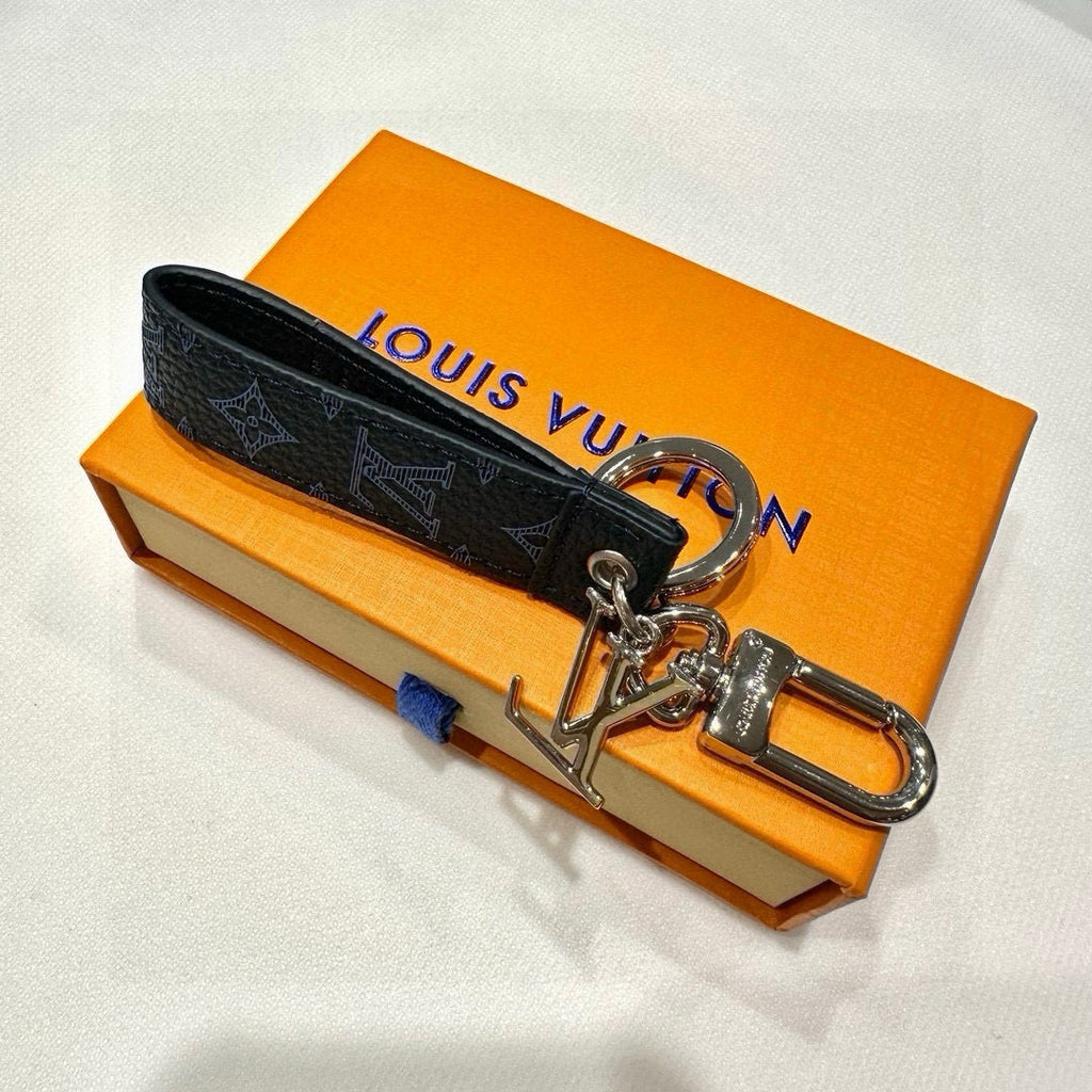 LV Monogram Leather Keychain