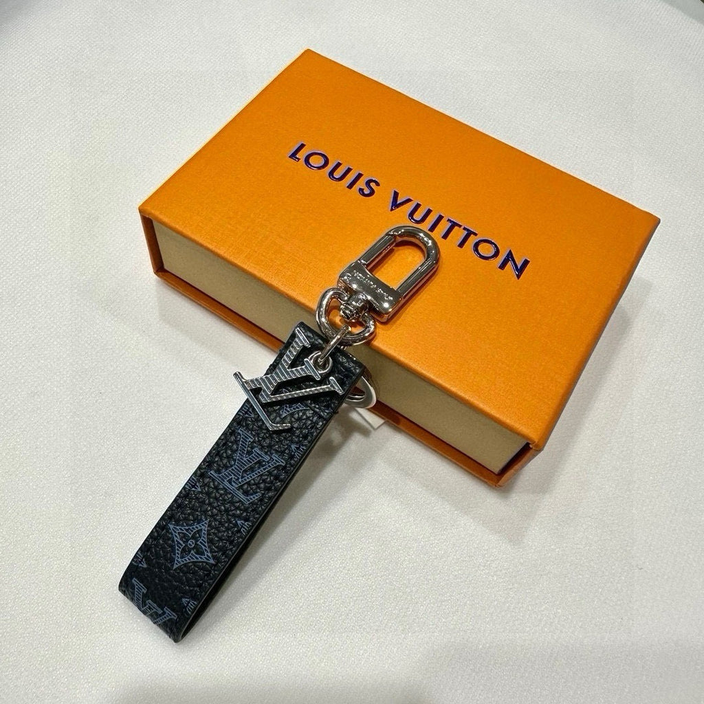 LV Monogram Leather Keychain