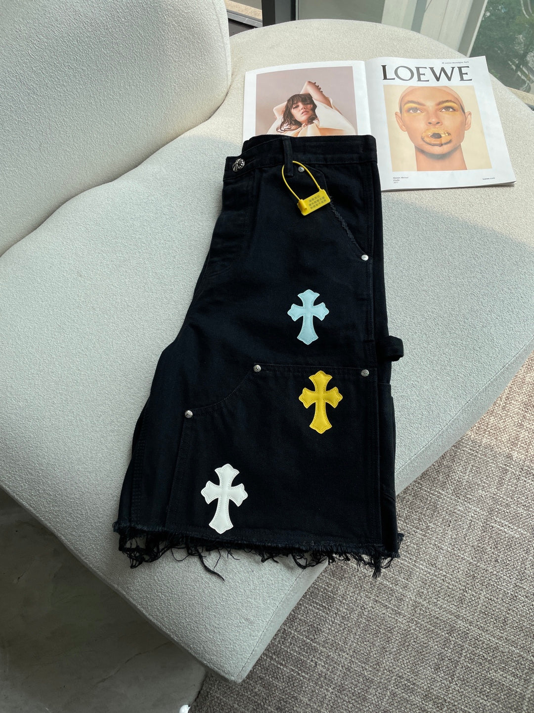 Chrome Heart Style Shorts