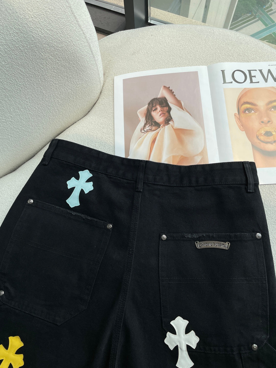 Chrome Heart Style Shorts