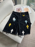 Chrome Heart Style Shorts