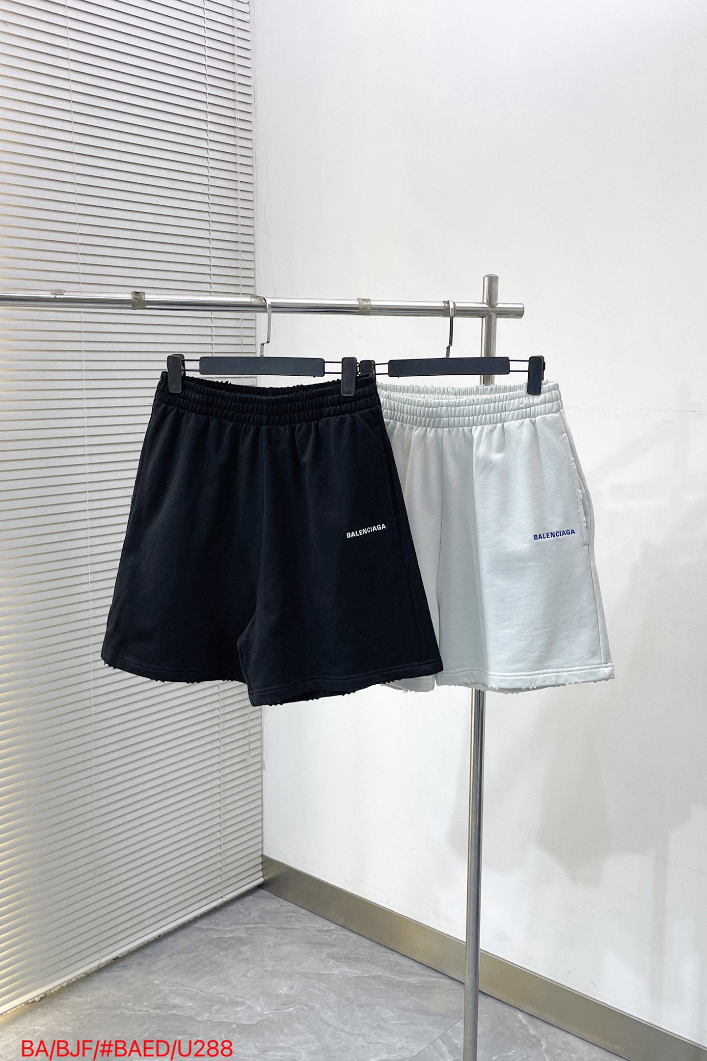 Balenciaga Black Lounge Shorts