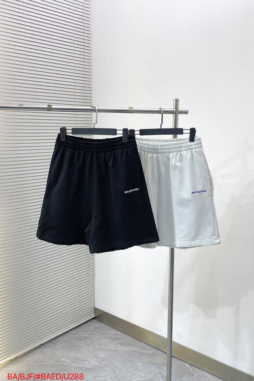Balenciaga Black Lounge Shorts