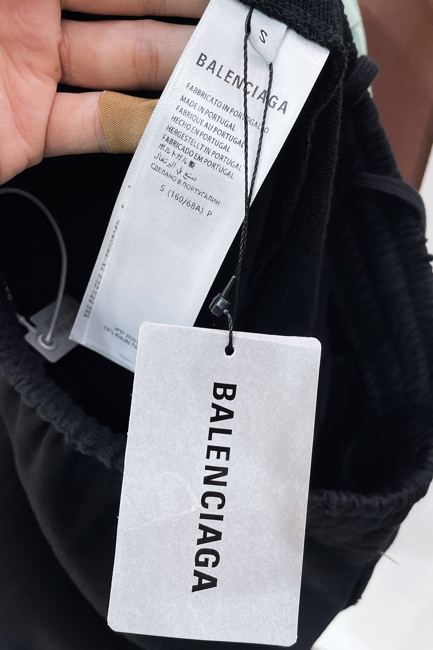 Balenciaga Black Lounge Shorts